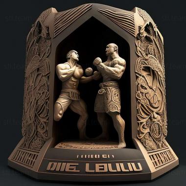 3D модель Бесспорная игра UFC 2010 (STL)
